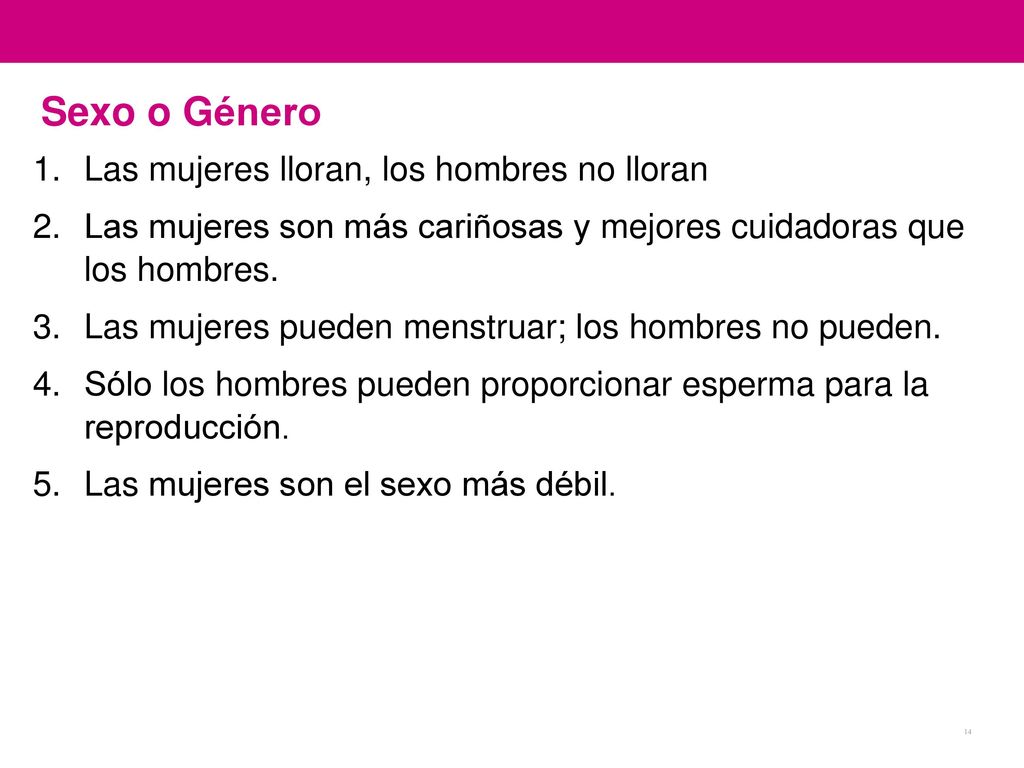 Sexo o Género Las mujeres lloran, los hombres no lloran