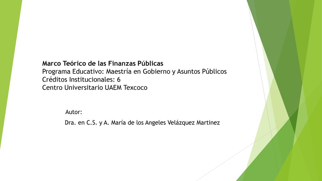 Autor: Dra. en C.S. y A. María de los Angeles Velázquez Martinez