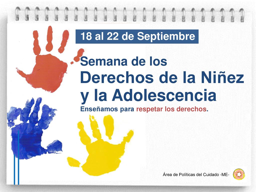 Derechos de la Niñez y la Adolescencia Semana de los