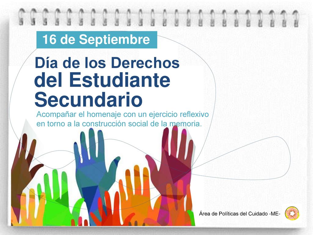 del Estudiante Secundario Día de los Derechos 16 de Septiembre