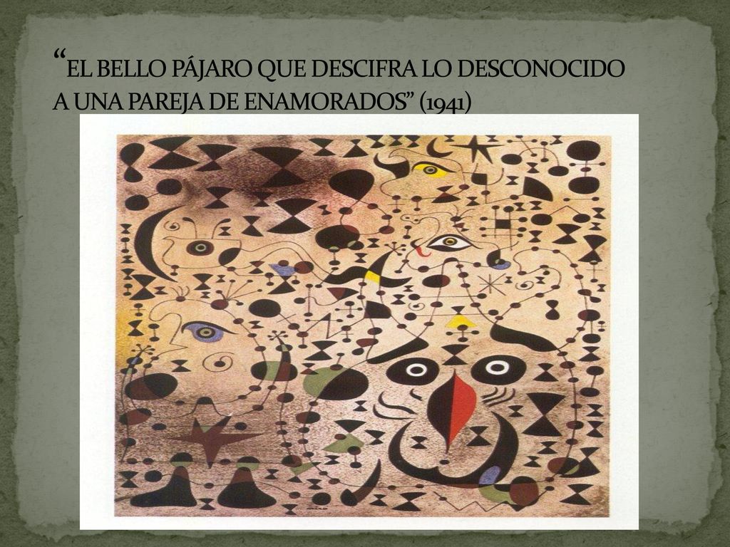 EL BELLO PÁJARO QUE DESCIFRA LO DESCONOCIDO A UNA PAREJA DE ENAMORADOS (1941)