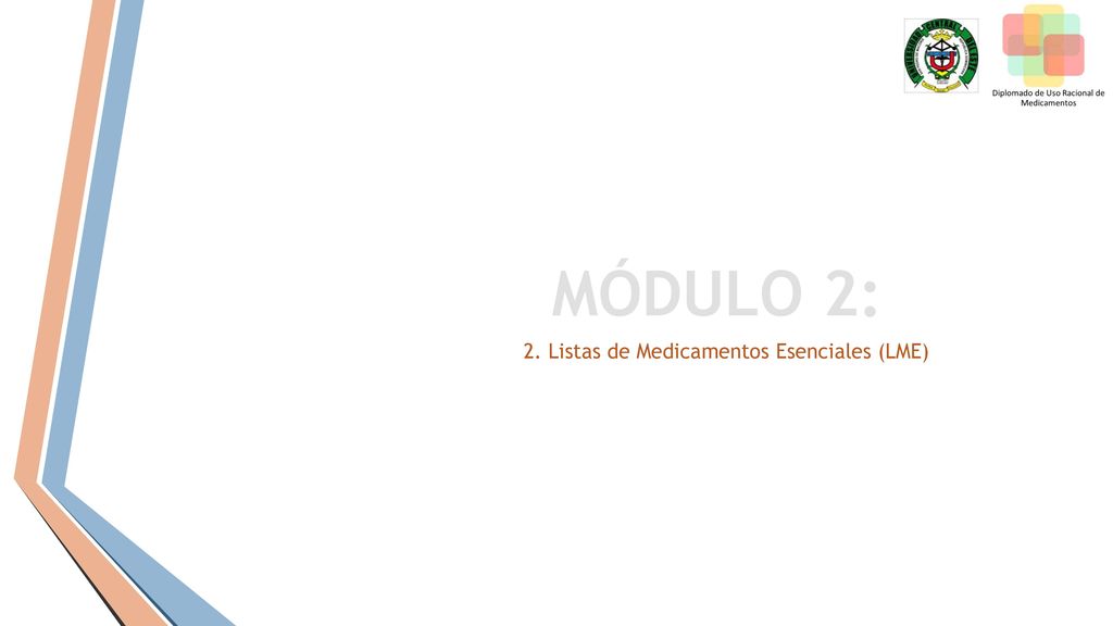2. Listas de Medicamentos Esenciales (LME)