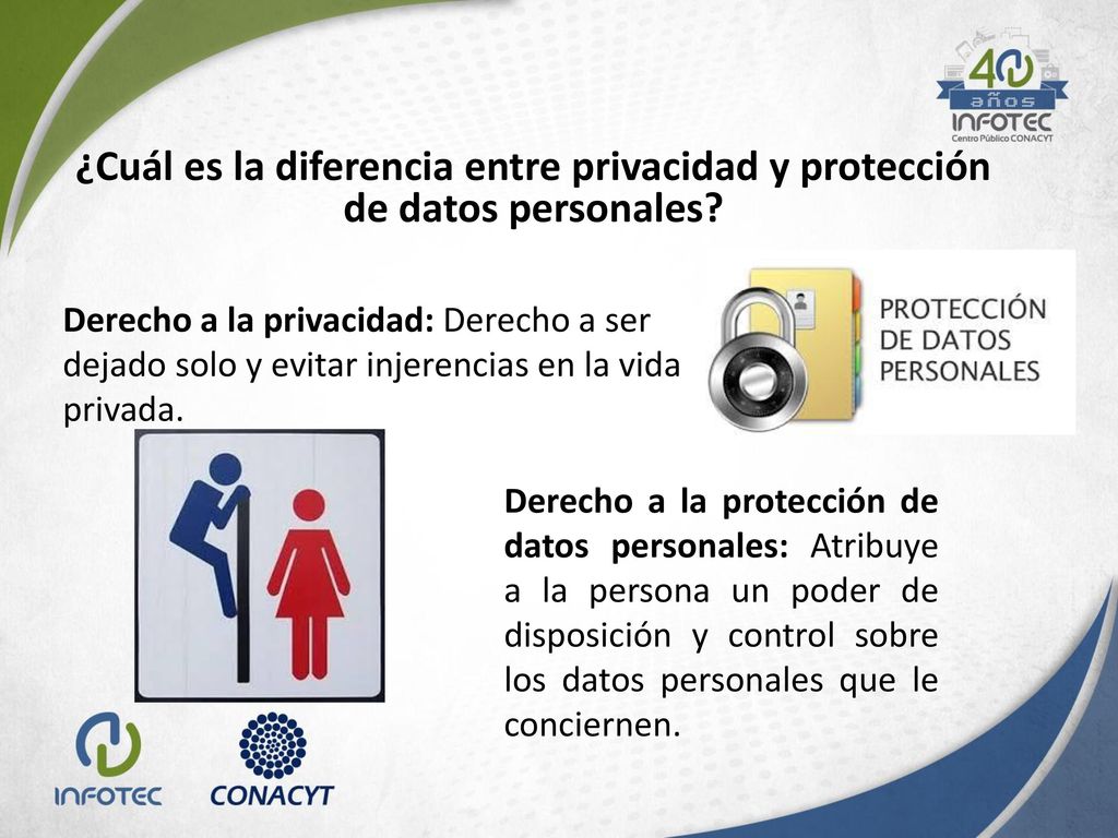 ¿Cuál es la diferencia entre privacidad y protección de datos personales