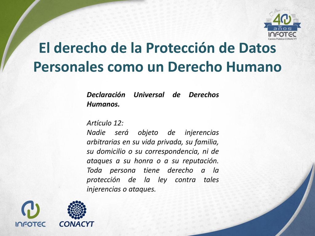 El derecho de la Protección de Datos Personales como un Derecho Humano