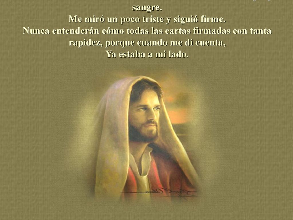 El nombre de Jesús cubierto de minas. Fue escrito con su propia sangre