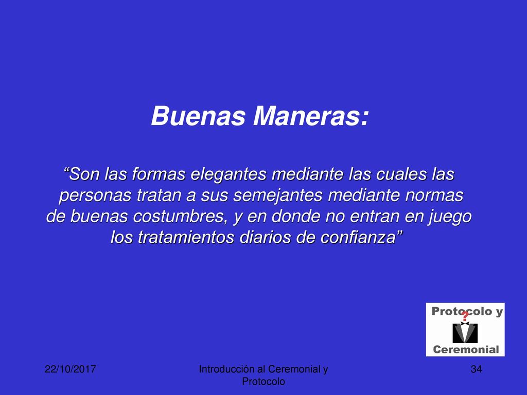 Buenas Maneras: Son las formas elegantes mediante las cuales las