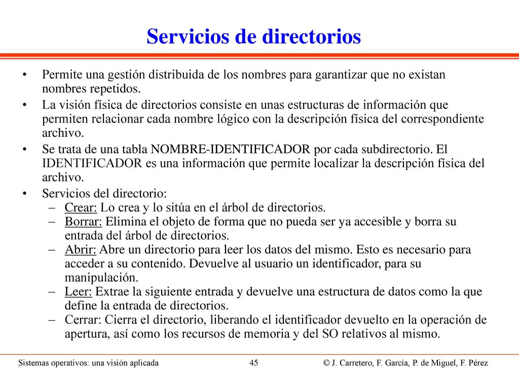 Sistema de archivos Se denomina sistema de archivos al conjunto de archivos incluidos en una unidad de disco.