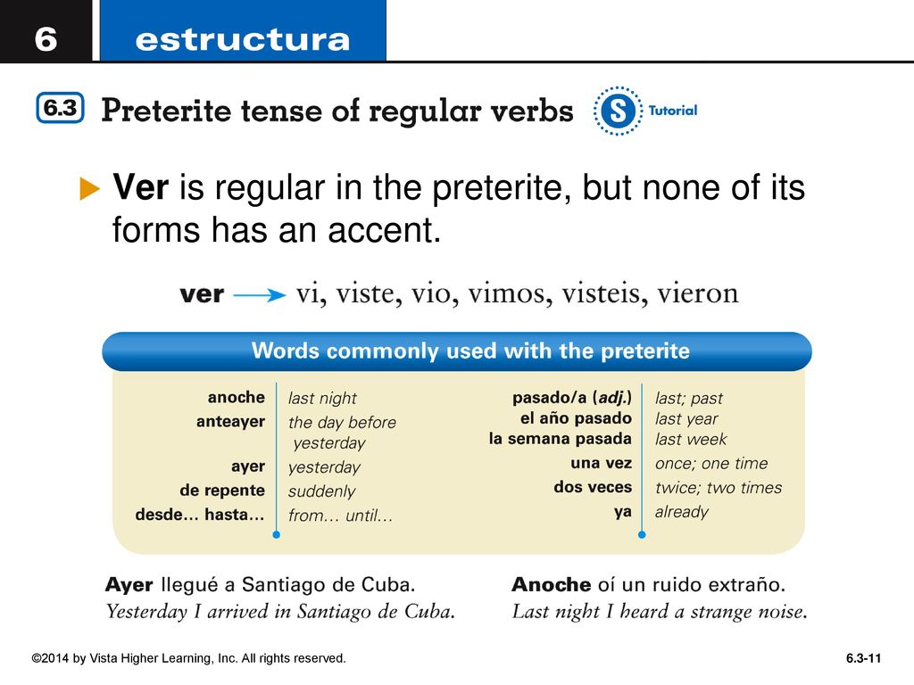 Ver is regular in the preterite, but none of its forms has an accent.