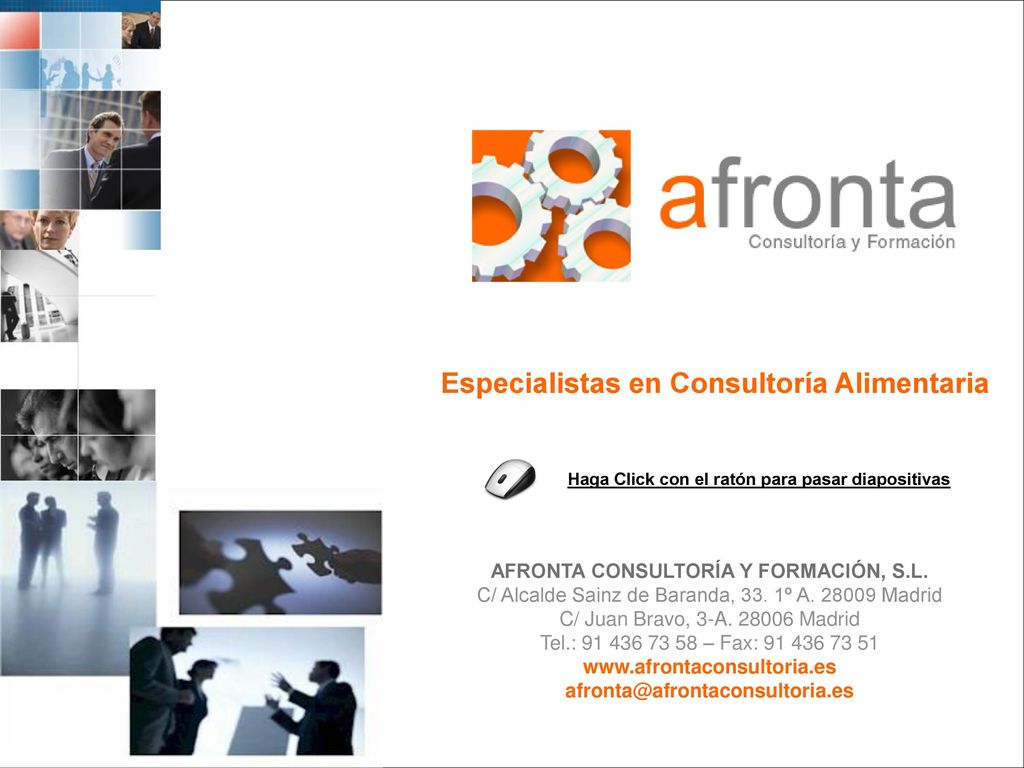 Especialistas en Consultoría Alimentaria