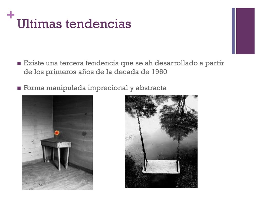 Ultimas tendencias Existe una tercera tendencia que se ah desarrollado a partir de los primeros años de la decada de