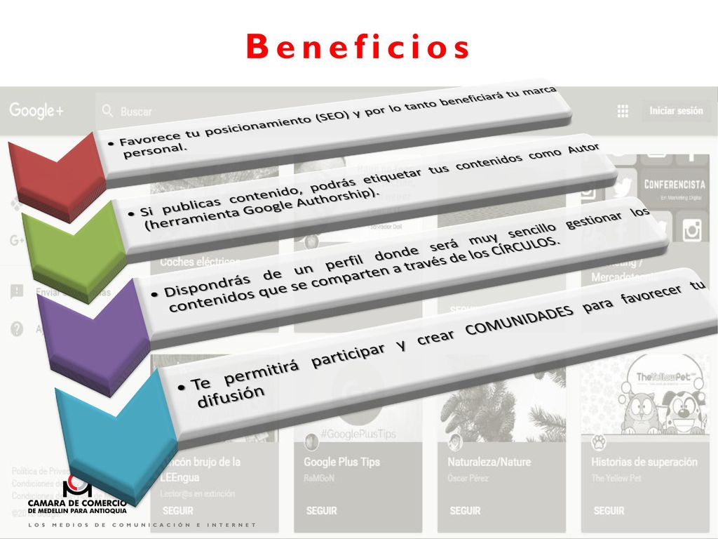 Beneficios Favorece tu posicionamiento (SEO) y por lo tanto beneficiará tu marca personal.