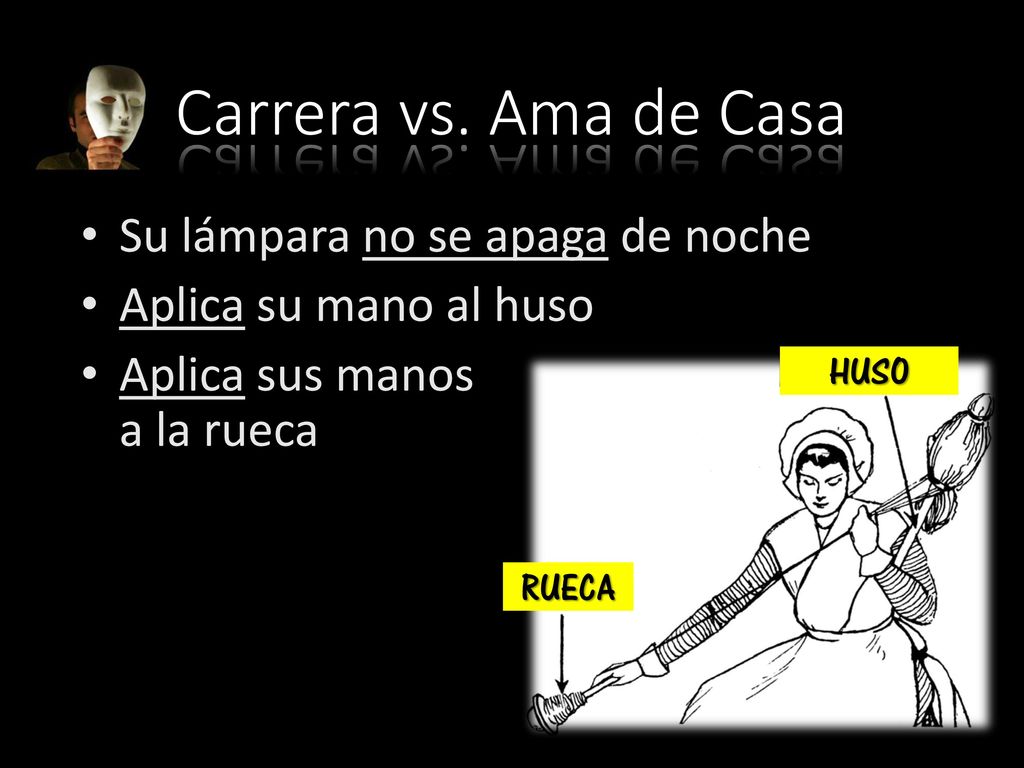 Carrera vs. Ama de Casa Su lámpara no se apaga de noche