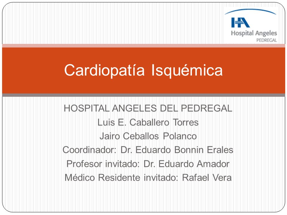 Cardiopatía Isquémica