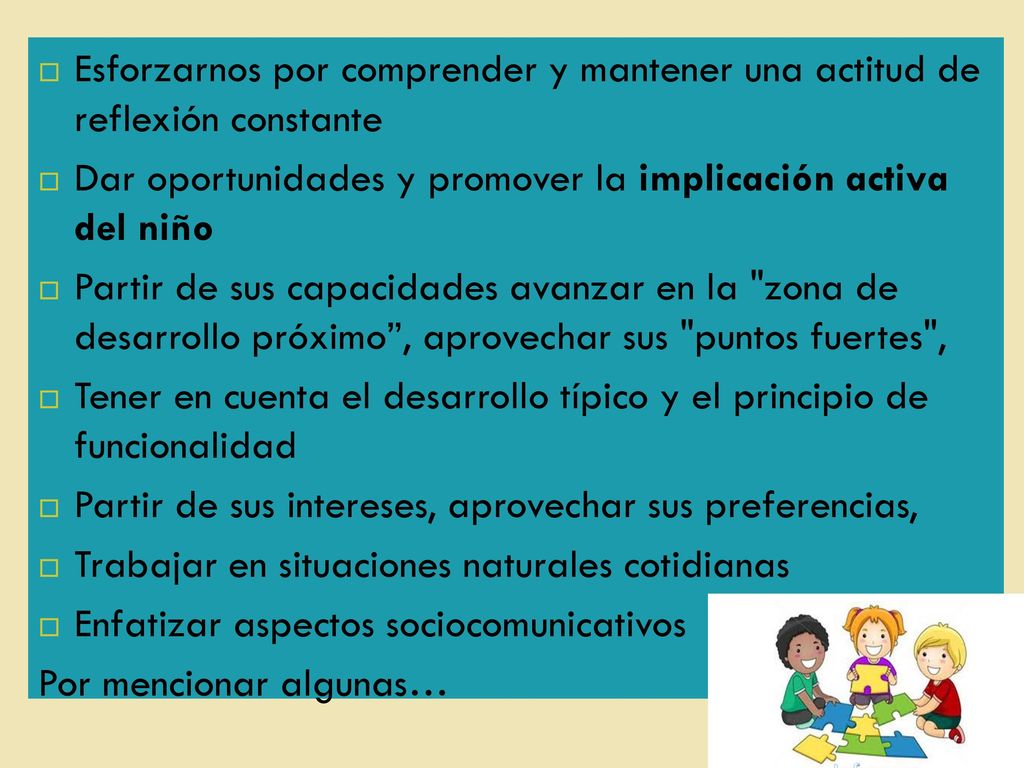 Esforzarnos por comprender y mantener una actitud de reflexión constante