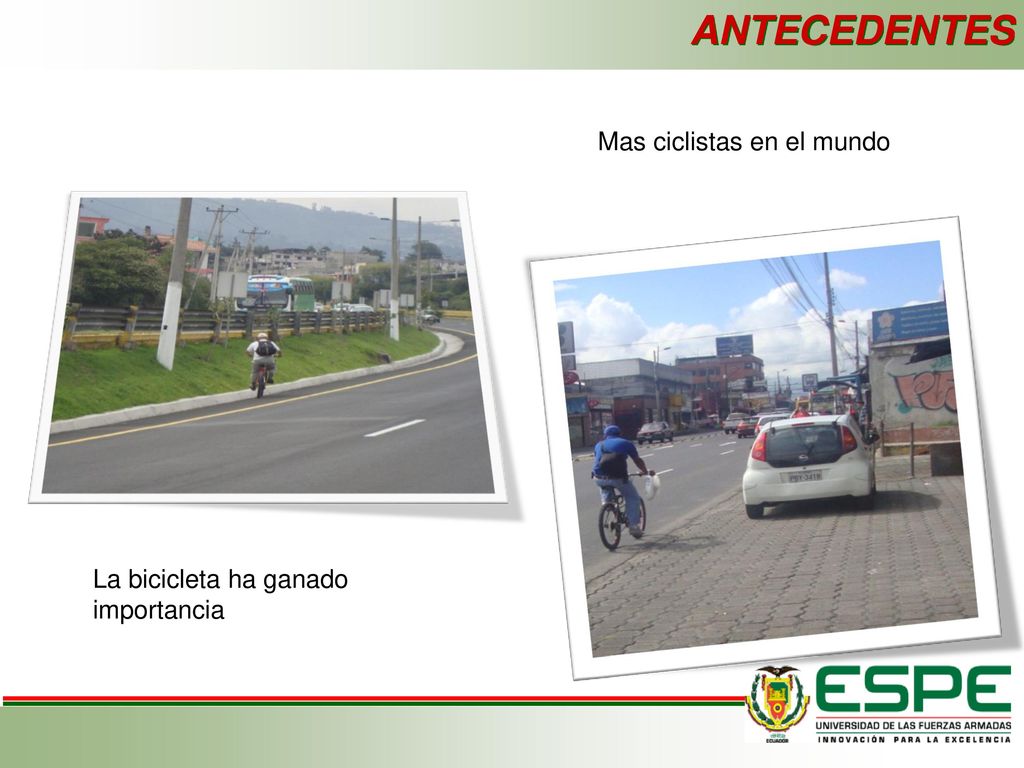 ANTECEDENTES Mas ciclistas en el mundo