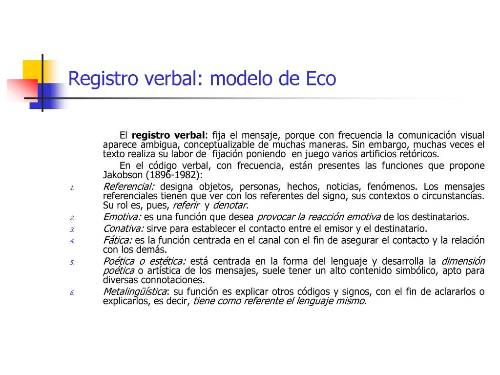 Umberto Eco Modelo estratificado. - ppt video online descargar