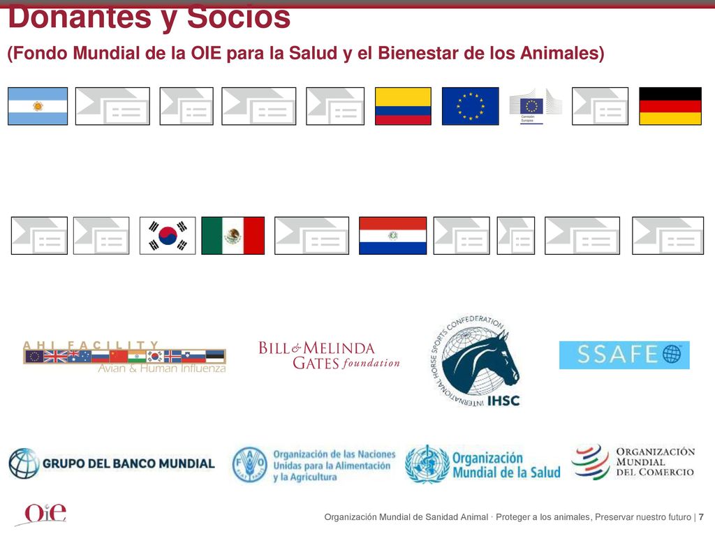 Donantes y Socios (Fondo Mundial de la OIE para la Salud y el Bienestar de los Animales)