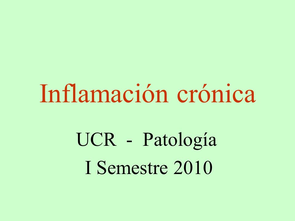 UCR - Patología I Semestre 2010