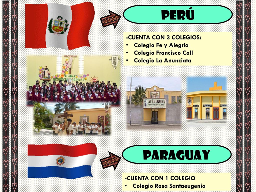 Perú Paraguay -CUENTA CON 3 COLEGIOS: Colegio Fe y Alegría