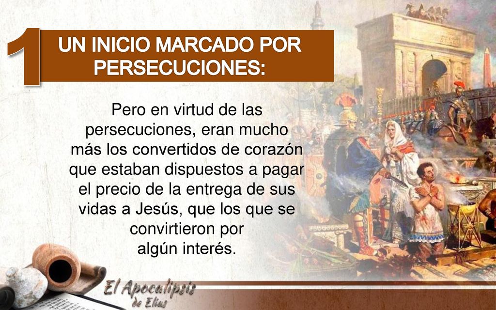 1 Un inicio marcado por persecuciones:
