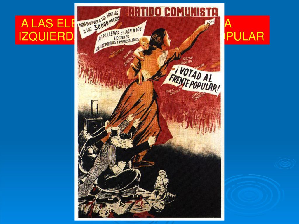 A LAS ELECCIONES SE PRESENTA LA IZQUIERDA UNIDA EN EL FRENTE POPULAR