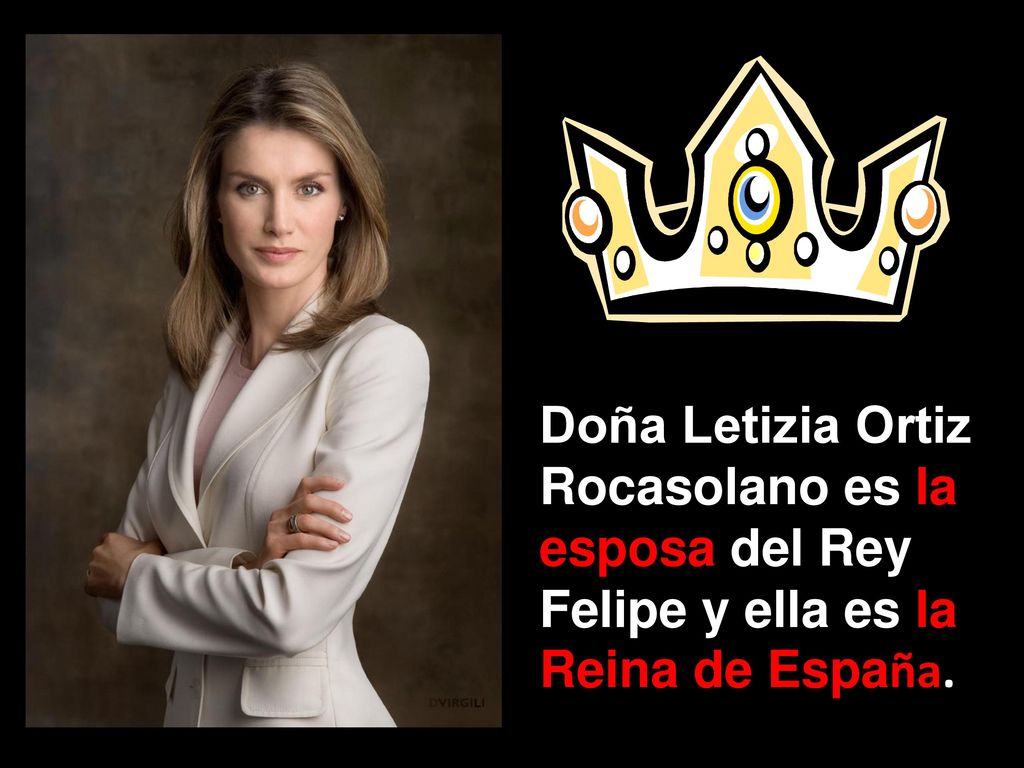 Doña Letizia Ortiz Rocasolano es la esposa del Rey Felipe y ella es la Reina de España.