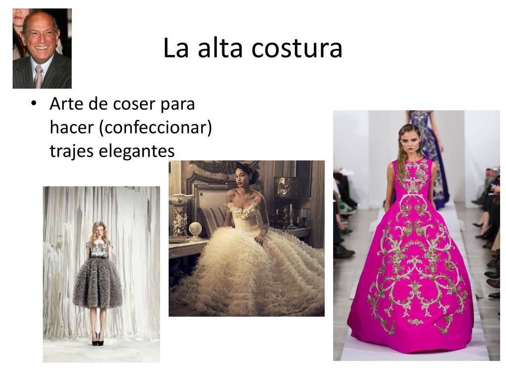 La alta costura Arte de coser para hacer (confeccionar) trajes elegantes