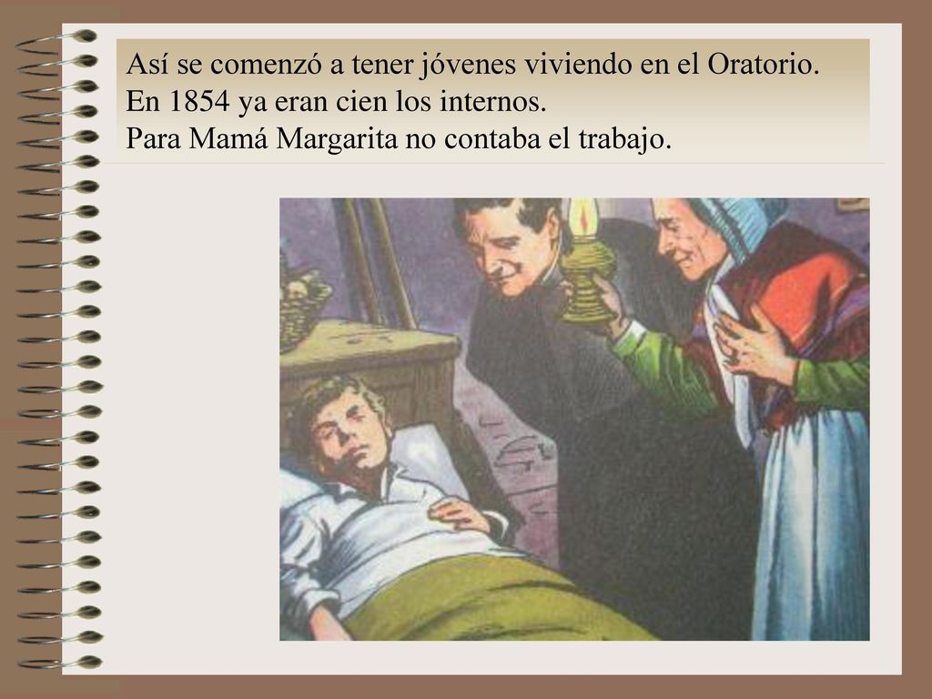 Así se comenzó a tener jóvenes viviendo en el Oratorio