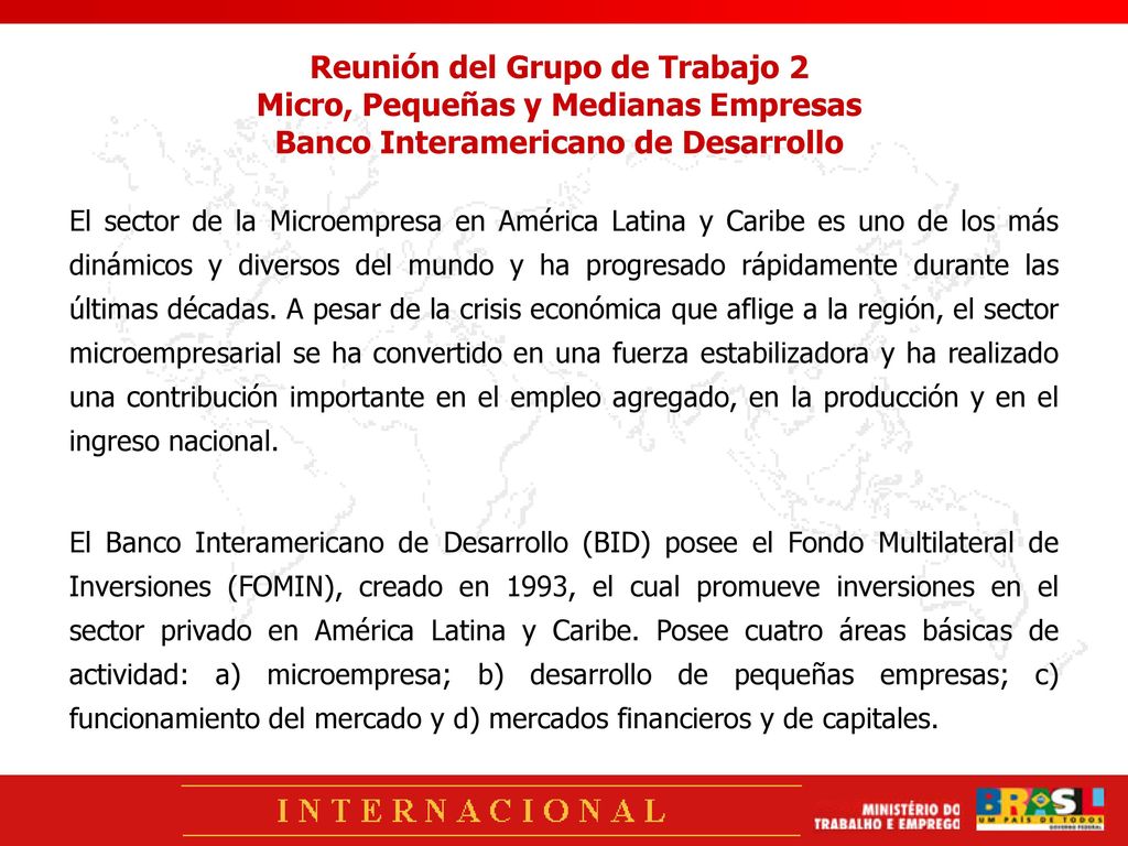 Reunión del Grupo de Trabajo 2 Micro, Pequeñas y Medianas Empresas
