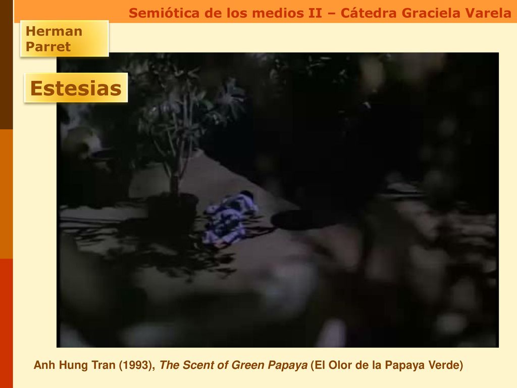 Estesias Semiótica de los medios II – Cátedra Graciela Varela