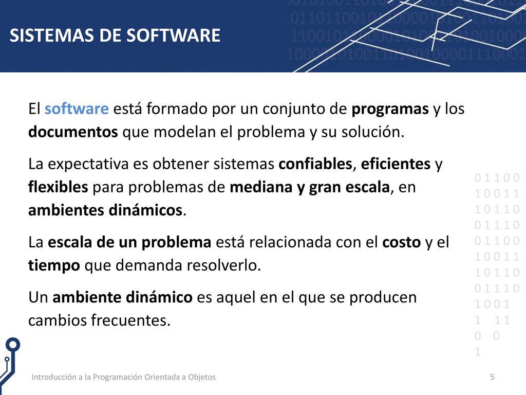SISTEMAS DE SOFTWARE El software está formado por un conjunto de programas y los documentos que modelan el problema y su solución.