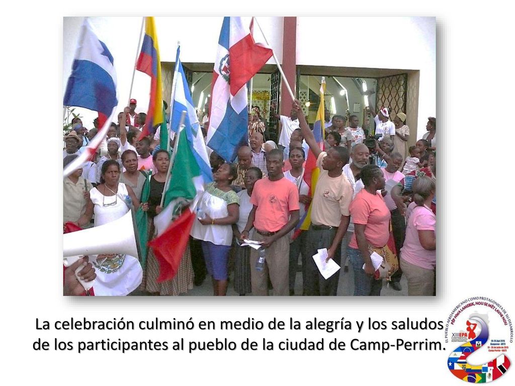 La celebración culminó en medio de la alegría y los saludos de los participantes al pueblo de la ciudad de Camp-Perrim.