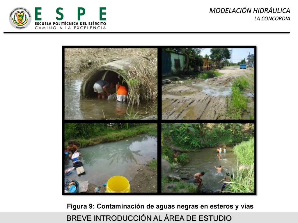 Figura 9: Contaminación de aguas negras en esteros y vías