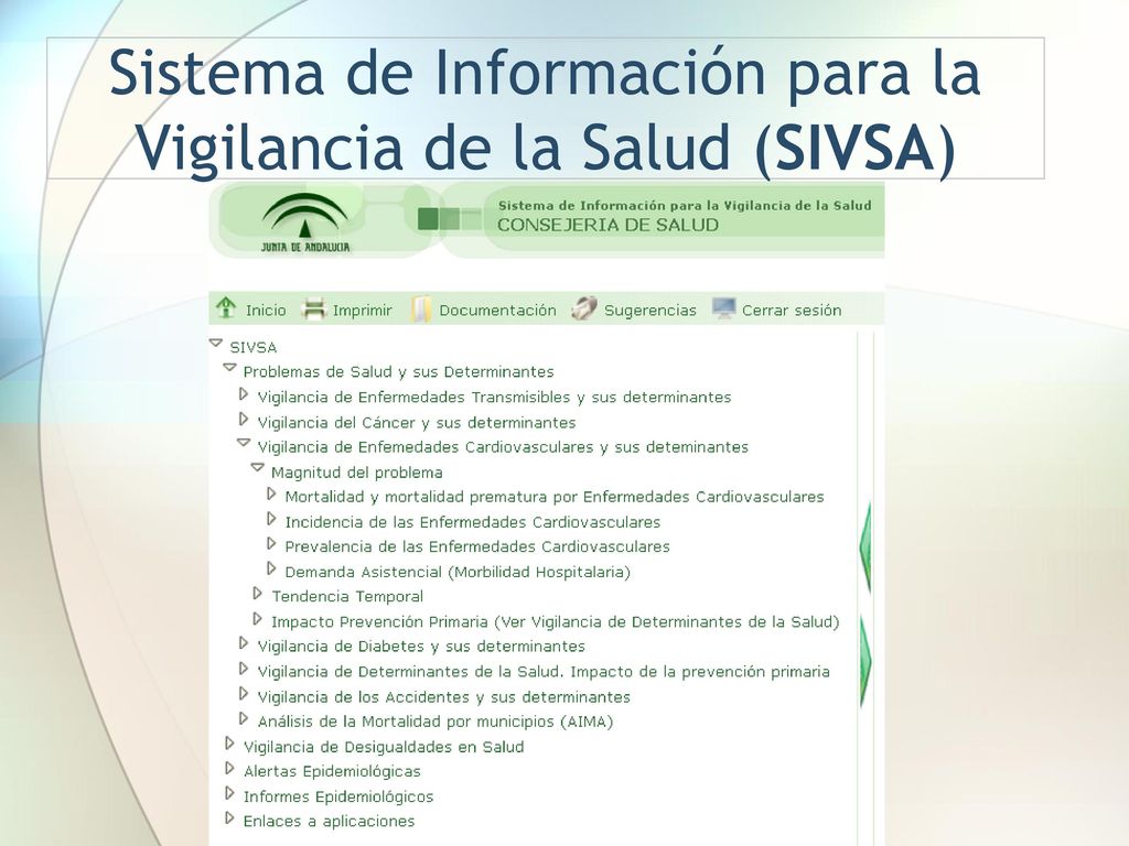 Sistema de Información para la Vigilancia de la Salud (SIVSA)