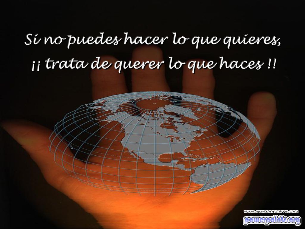 Si no puedes hacer lo que quieres, ¡¡ trata de querer lo que haces !!
