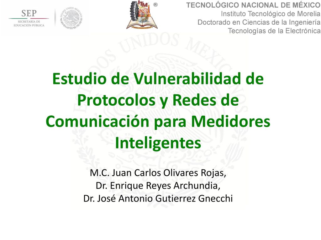 Estudio de Vulnerabilidad de Protocolos y Redes de Comunicación para Medidores Inteligentes