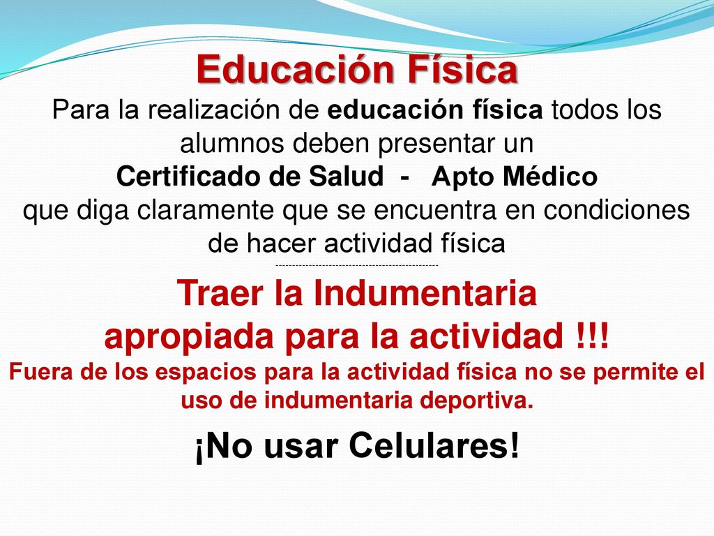 Certificado de Salud - Apto Médico apropiada para la actividad !!!