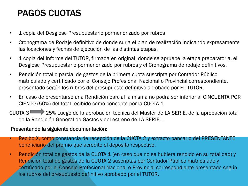 PAGOS CUOTAS 1 copia del Desglose Presupuestario pormenorizado por rubros.