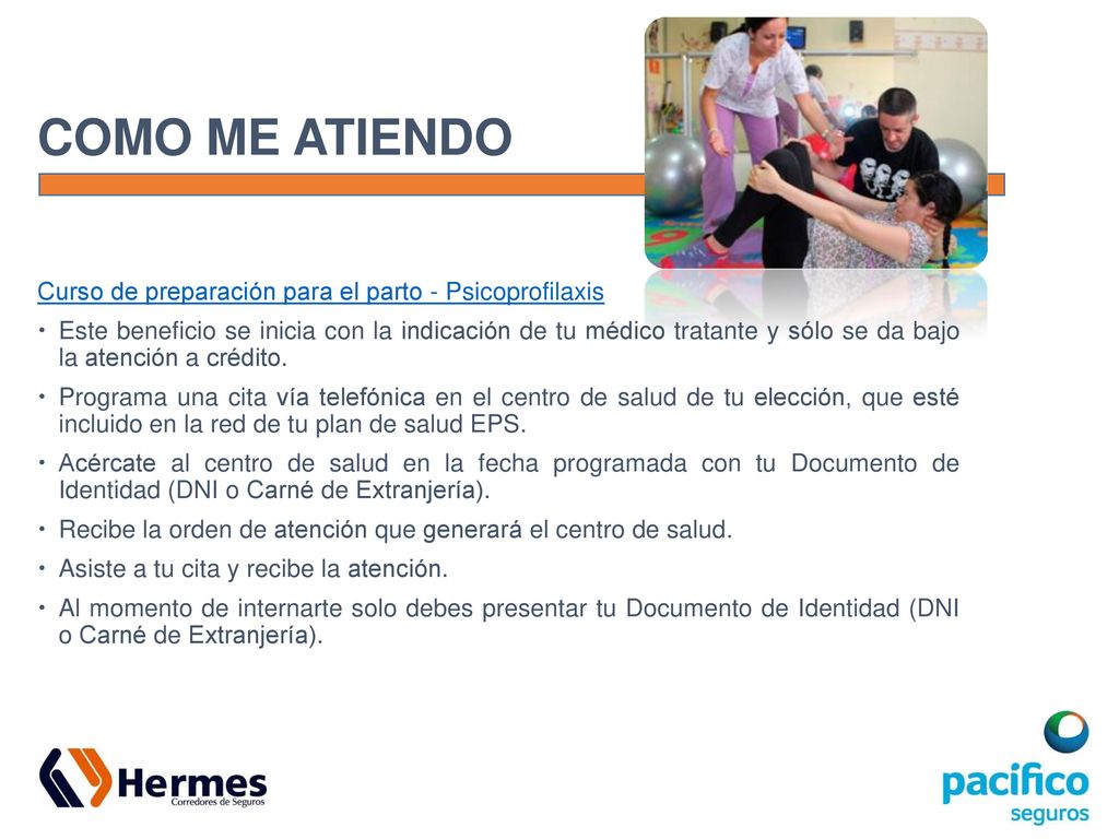 COMO ME ATIENDO Curso de preparación para el parto - Psicoprofilaxis