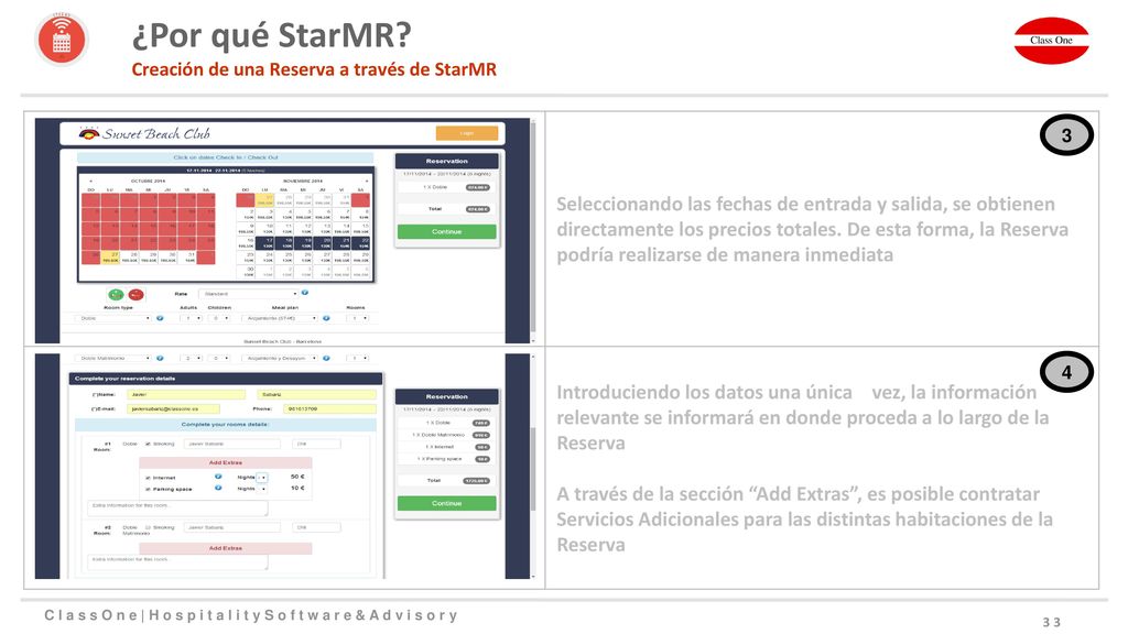 ¿Por qué StarMR Creación de una Reserva a través de StarMR.