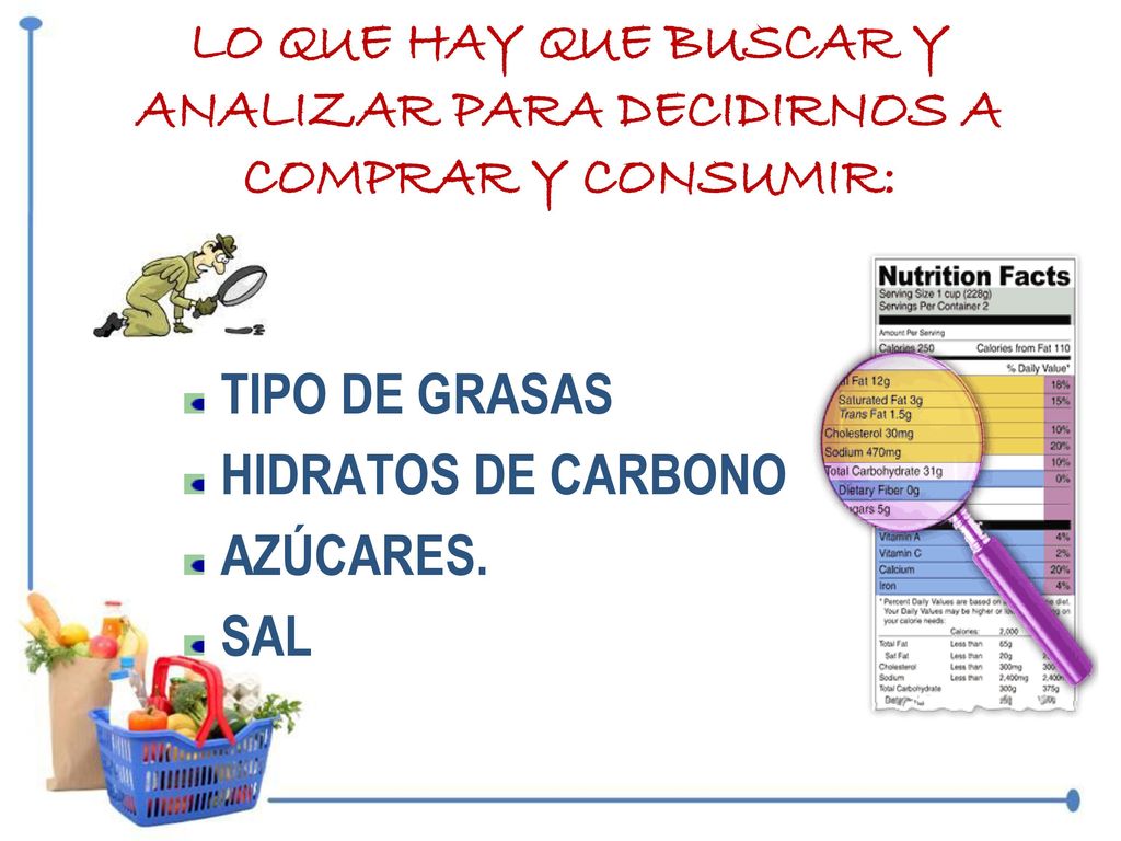 LO QUE HAY QUE BUSCAR Y ANALIZAR PARA DECIDIRNOS A COMPRAR Y CONSUMIR: