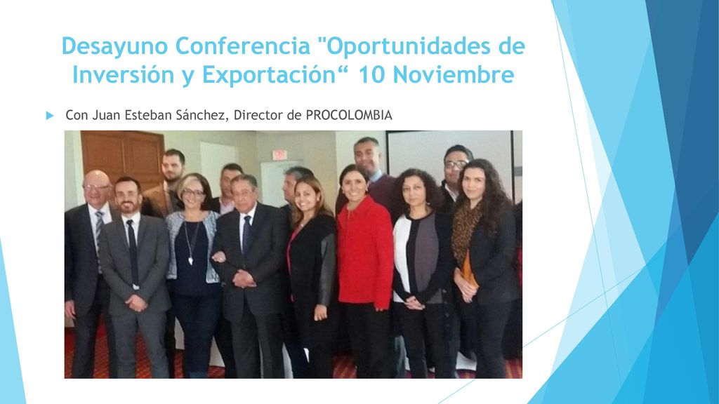 Desayuno Conferencia Oportunidades de Inversión y Exportación 10 Noviembre