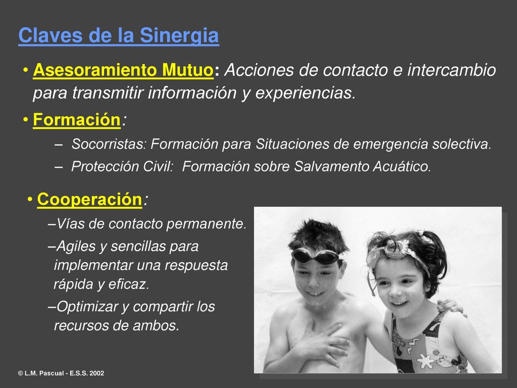 Claves de la Sinergia Asesoramiento Mutuo: Acciones de contacto e intercambio para transmitir información y experiencias.