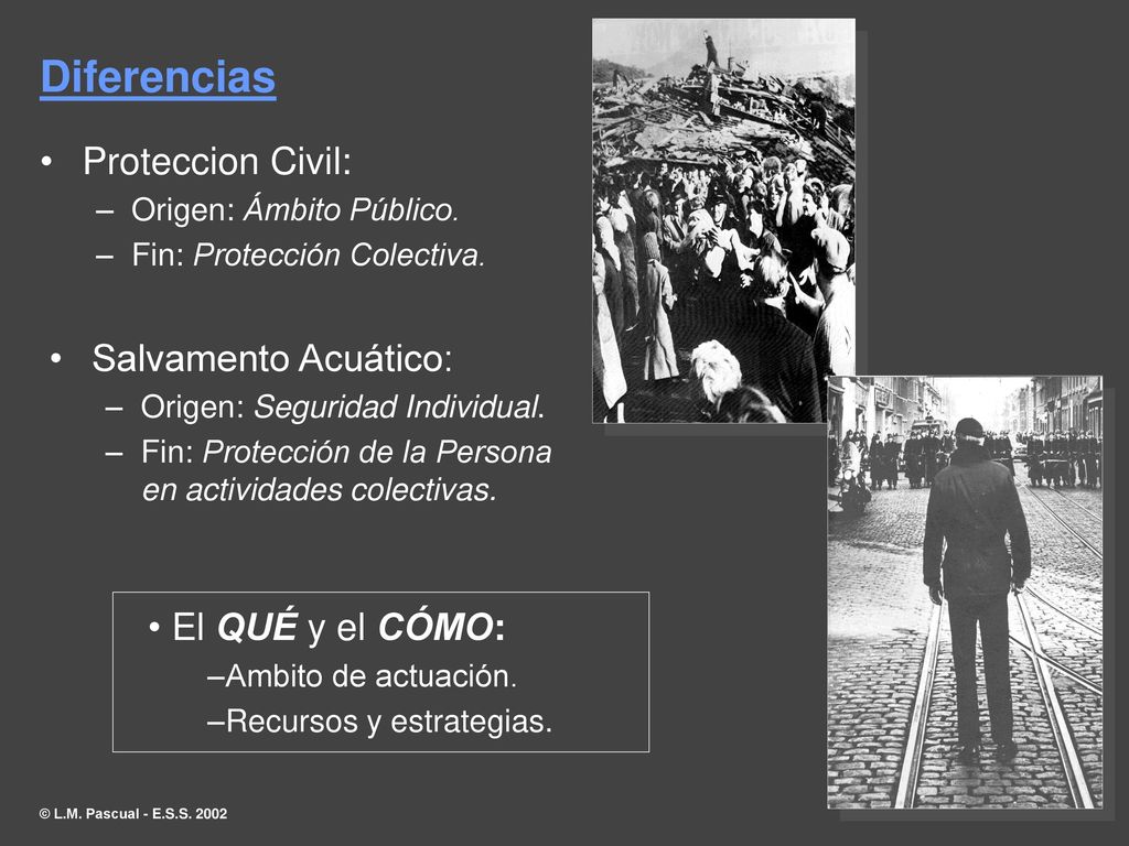 Diferencias Proteccion Civil: Salvamento Acuático: El QUÉ y el CÓMO:
