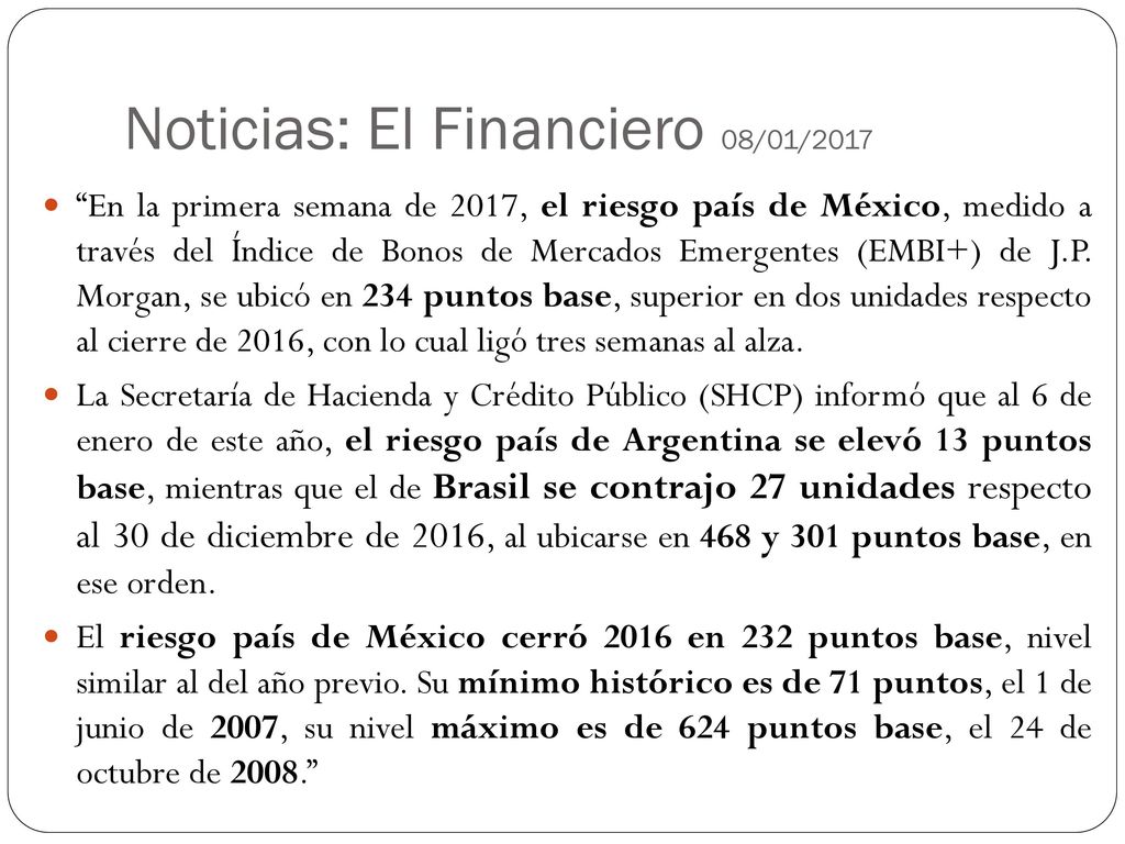 J.P. Morgan Emerging Markets Bond Index (EMBI+)