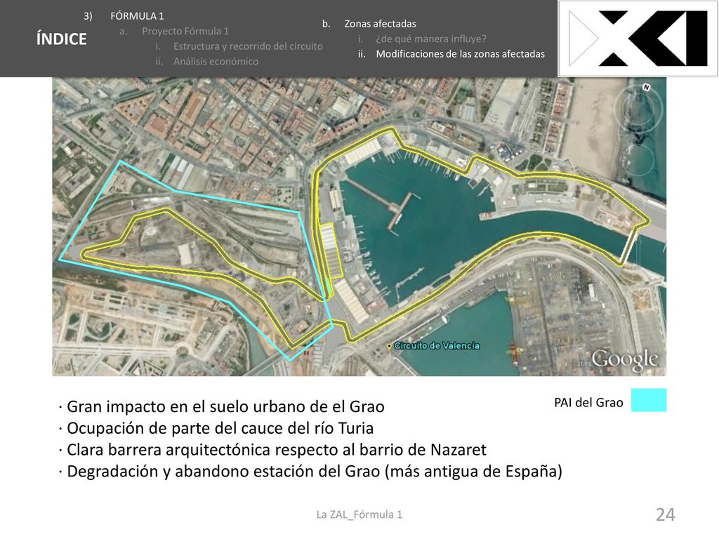 · Gran impacto en el suelo urbano de el Grao