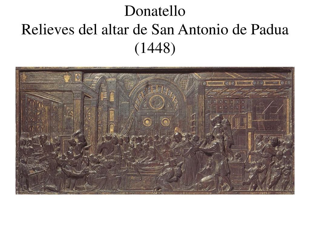 Donatello Relieves del altar de San Antonio de Padua (1448)