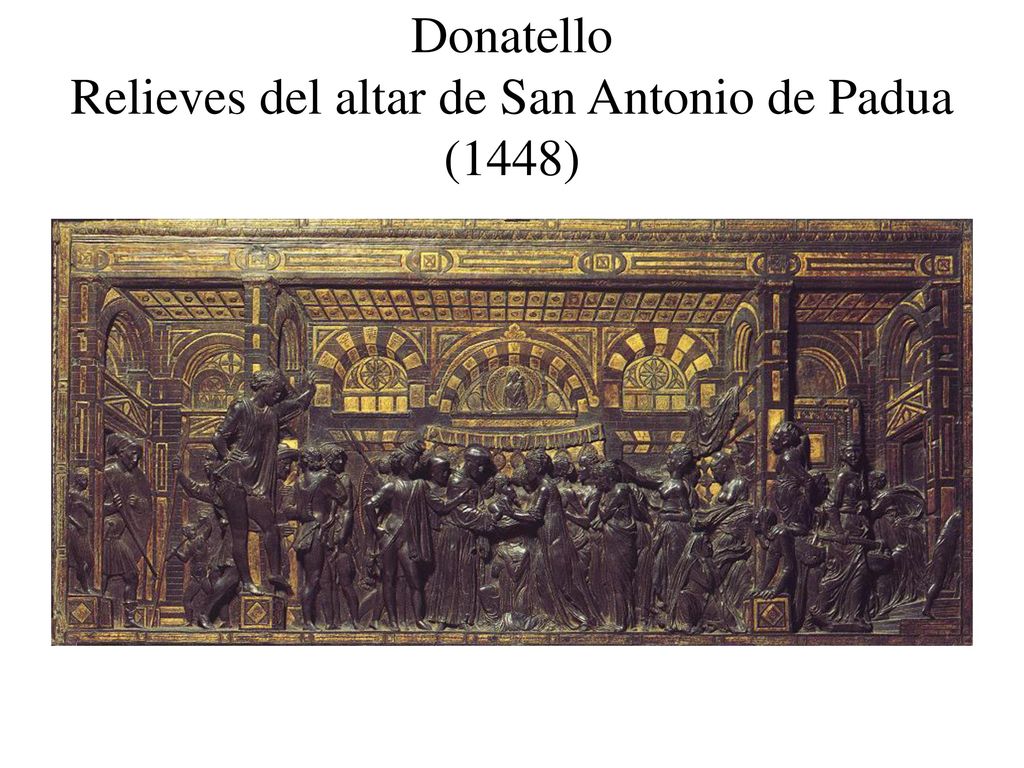 Donatello Relieves del altar de San Antonio de Padua (1448)