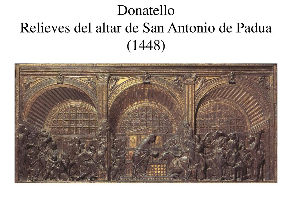 Donatello Relieves del altar de San Antonio de Padua (1448)