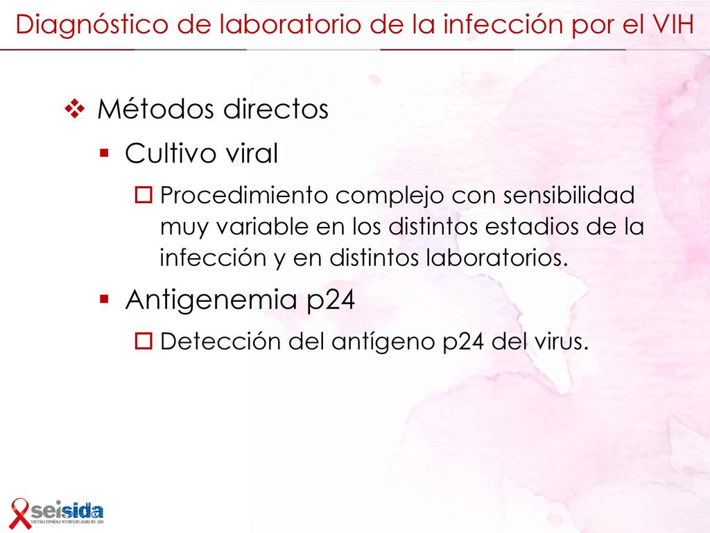 Diagnóstico de laboratorio de la infección por el VIH